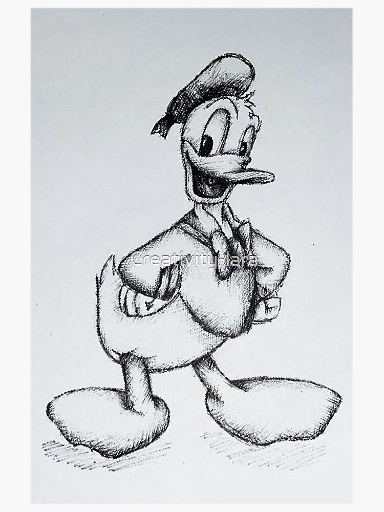ArtStation - Donald Duck drawing 🌌
