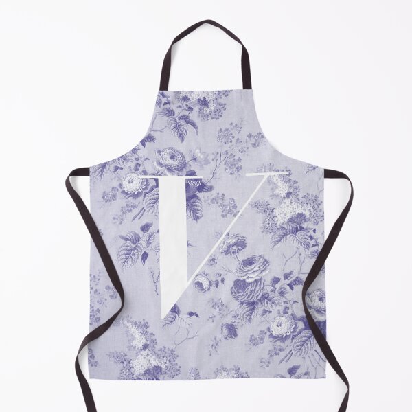 Item preview, V Letter, Vintage Alphabet - Botanical Monogram - Creamy Blue designed and sold by mydoodlesateme.