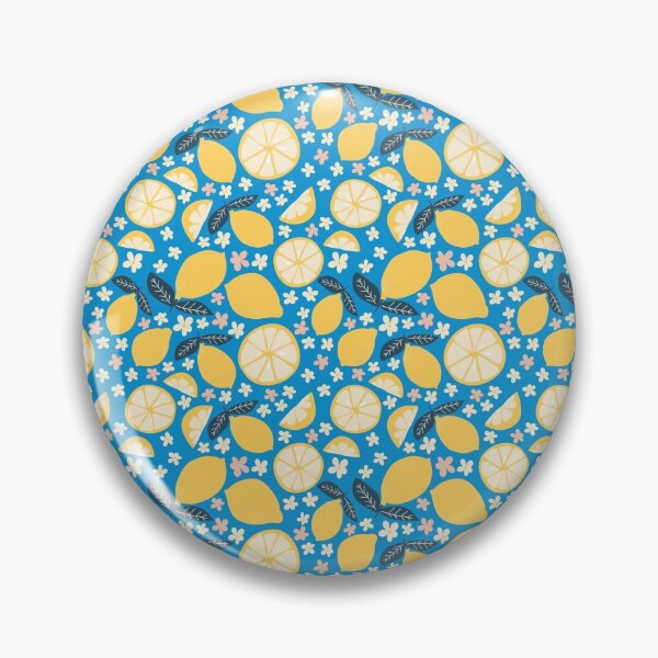 Item preview, Blue and Yellow Summer Lemons  - Orchard Birds Collection designed and sold by SarahPrice.