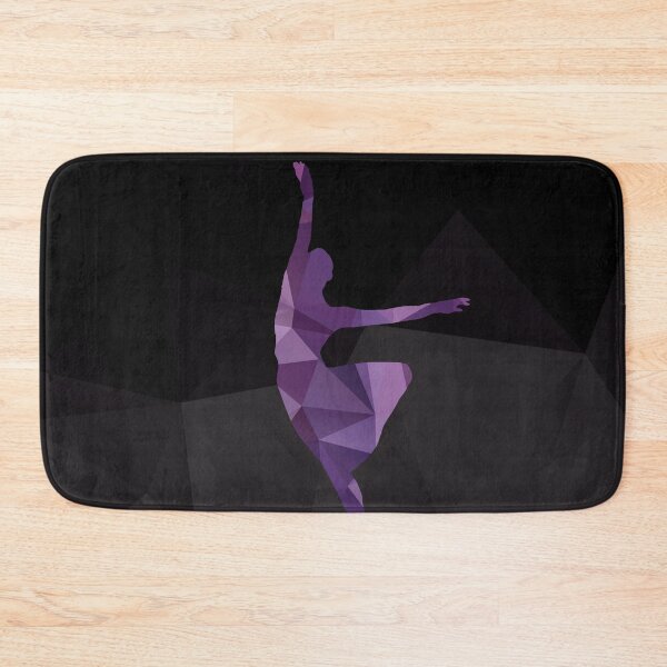 Item preview, Polygonal Dancing Ballerina in Purple Hues designed and sold by artsome-design.