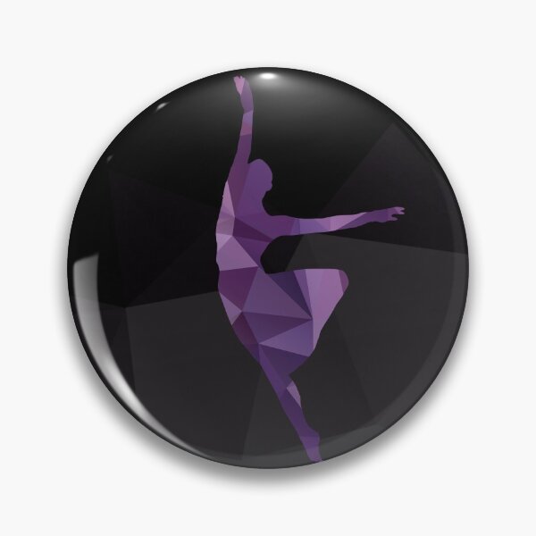 Item preview, Polygonal Dancing Ballerina in Purple Hues designed and sold by artsome-design.