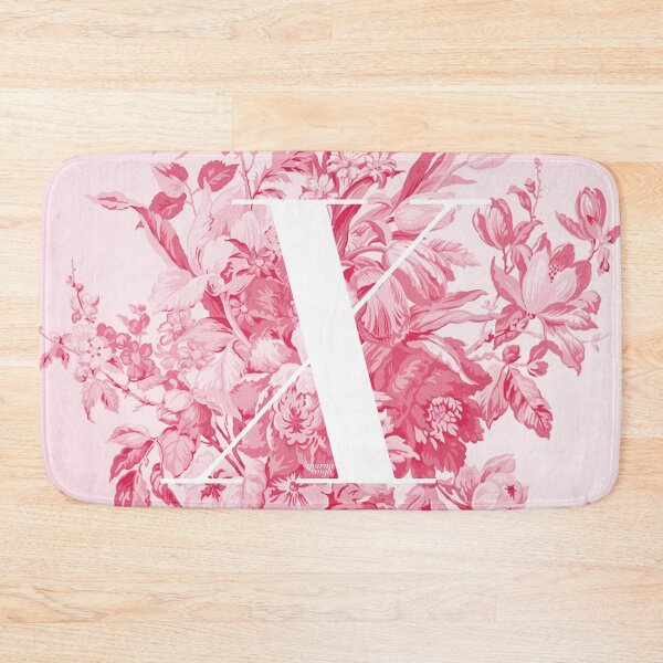 Item preview, X Letter, Vintage Alphabet - Botanical Monogram - Muted Pastel Wine designed and sold by mydoodlesateme.