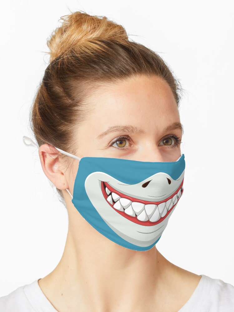 scary mouth face mask