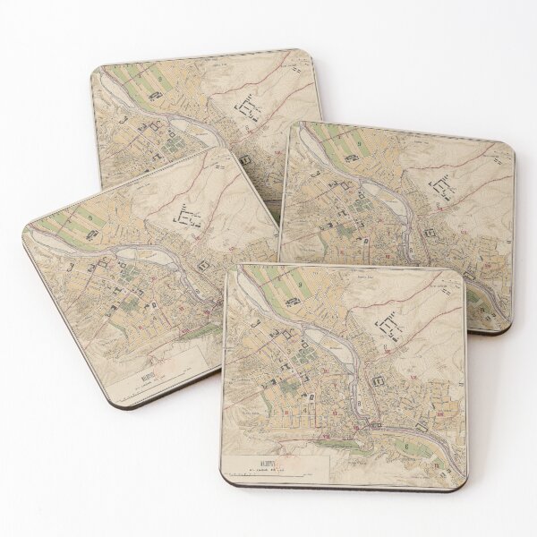 Item preview, Vintage Map of Tbilisi Georgia (1878) designed and sold by BravuraMedia.