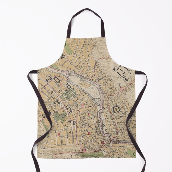 Item preview, Vintage Map of Tbilisi Georgia (1878) designed and sold by BravuraMedia.