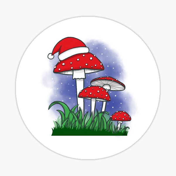 Merry Mushrooms Sticker