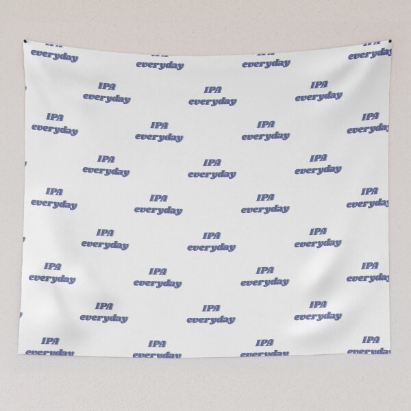 Item preview, IPA everyday! Blue designed and sold by isobelcough.
