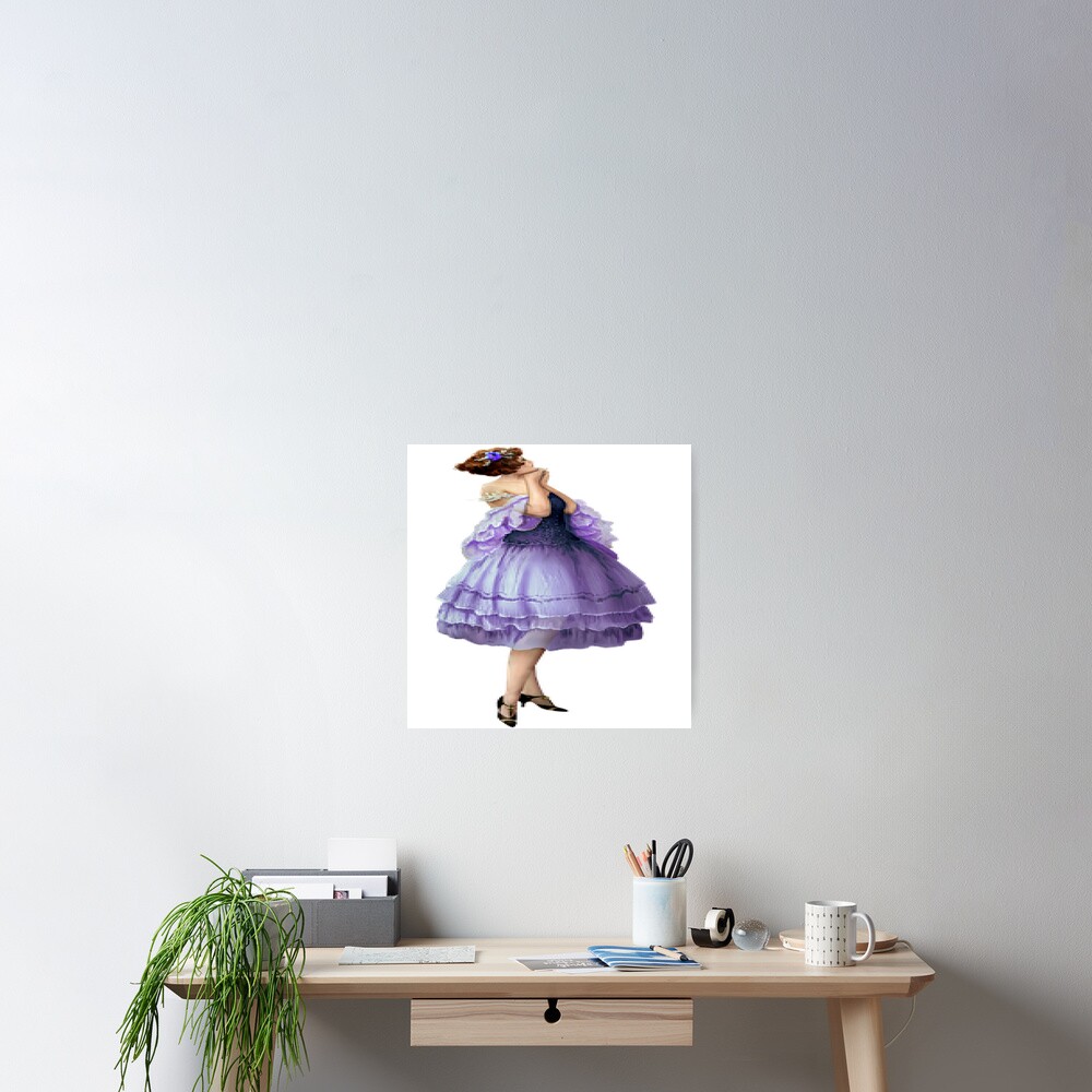 pretty woman purple dress