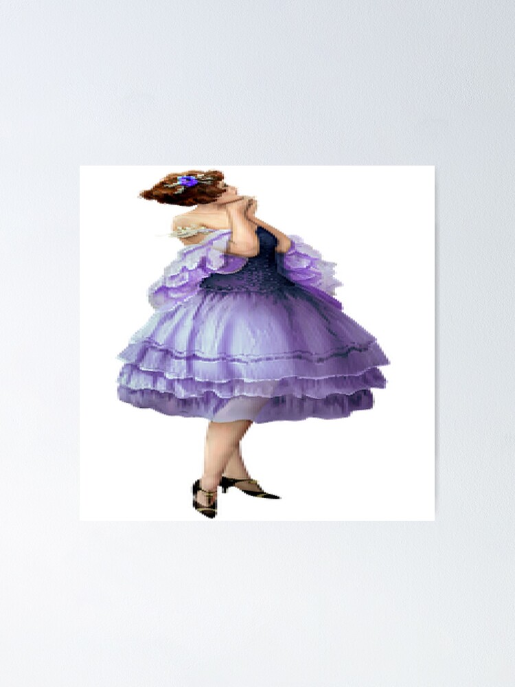 pretty woman purple dress