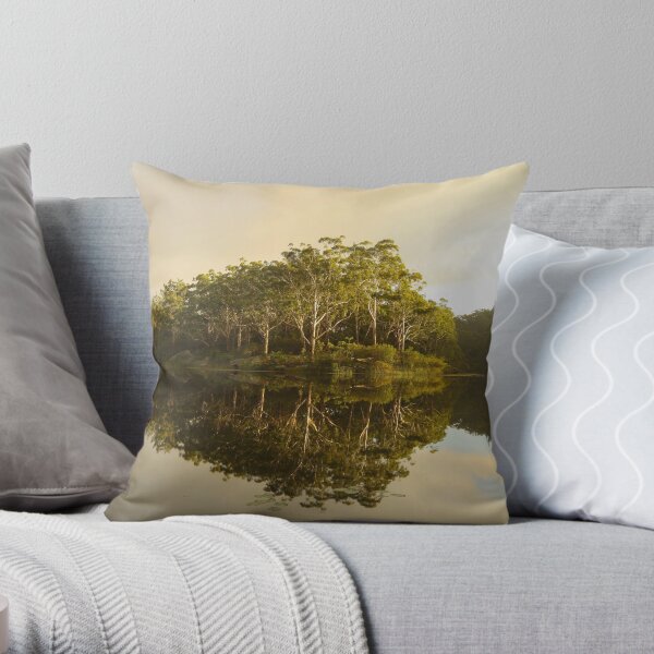 Reflections - Parramatt Lake Throw Pillow