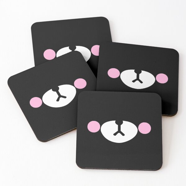 Item preview, Pink kawaii bear mask designed and sold by PepGuardi.