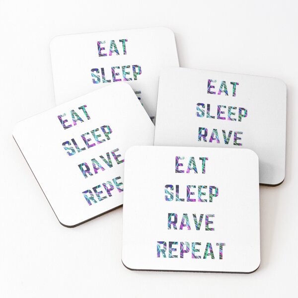 Item preview, Eat Sleep Rave Repeat designed and sold by AJ505.
