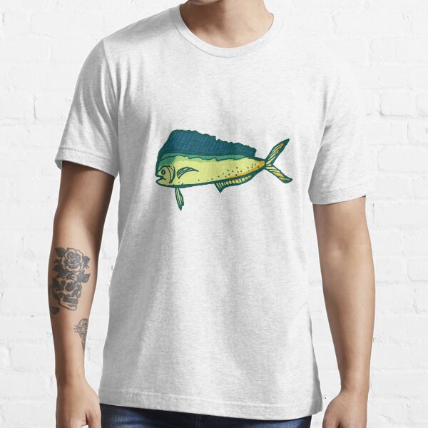"Colorful Mahi Mahi Fish " Tshirt for Sale by elysedraws Redbubble