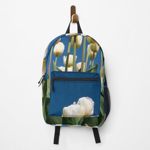 Item preview, White tulips on blue sky designed and sold by Nicomaja.