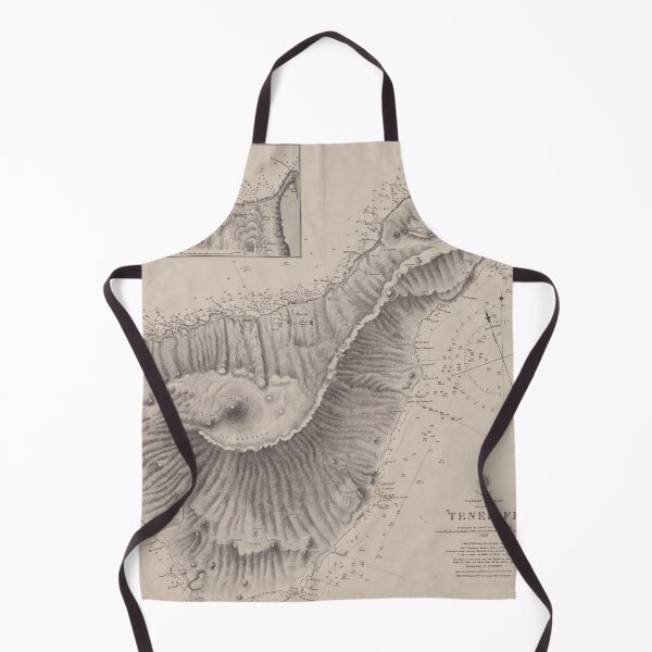 Item preview, Vintage Map of Tenerife Canary Islands (1848) designed and sold by BravuraMedia.