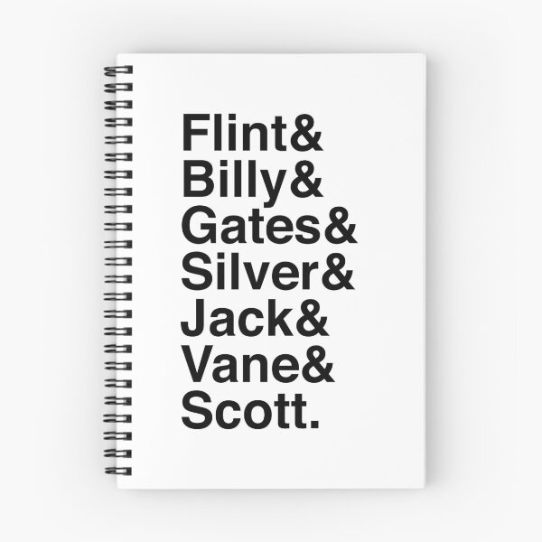 Item preview, Men of Black Sails Ampersand Names (BLACK) designed and sold by bobert-drake.