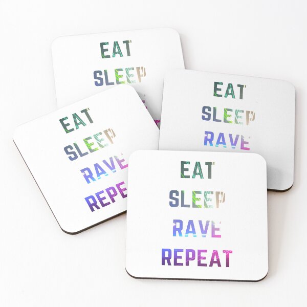 Item preview, Eat Sleep Rave Repeat designed and sold by AJ505.