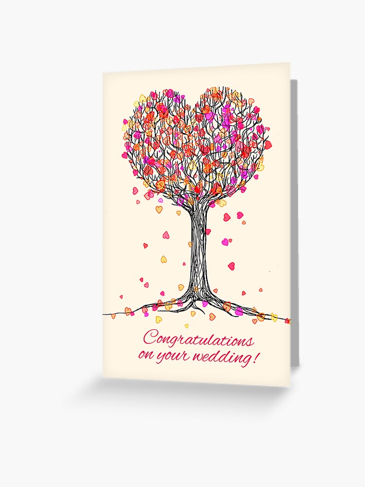Congratulations On Your Wedding Greeting Card By Micklyn2 Redbubble