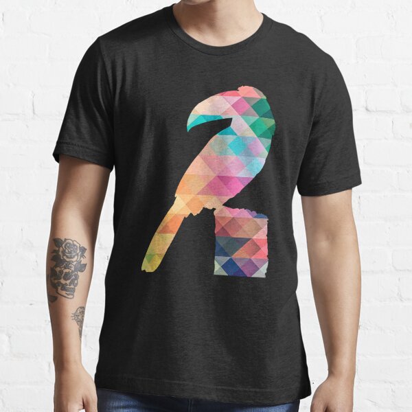 Toucan Abstract Pattern Essential T-Shirt