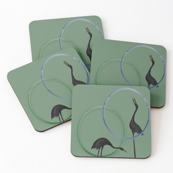 Item preview, Wading Herons Silhouette  designed and sold by Digitalcrone.
