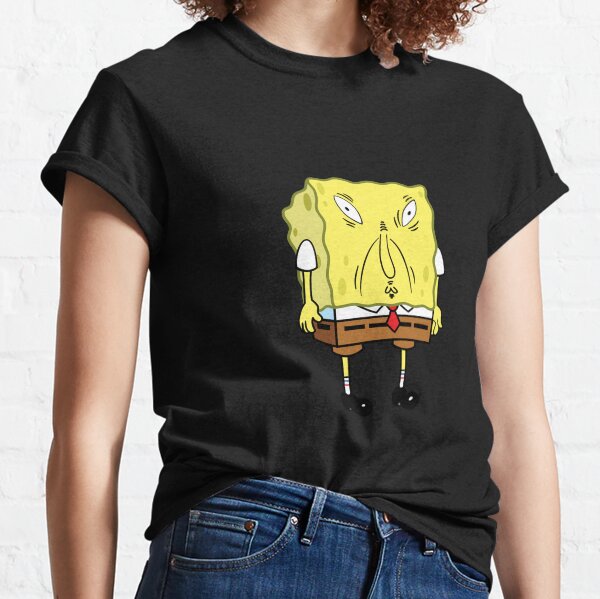 SPONGEBOB MEME funny face Essential T-Shirt for Sale by ARTemSPL