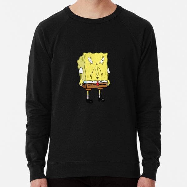 SPONGEBOB MEME funny face Pullover Hoodie for Sale by ARTemSPL