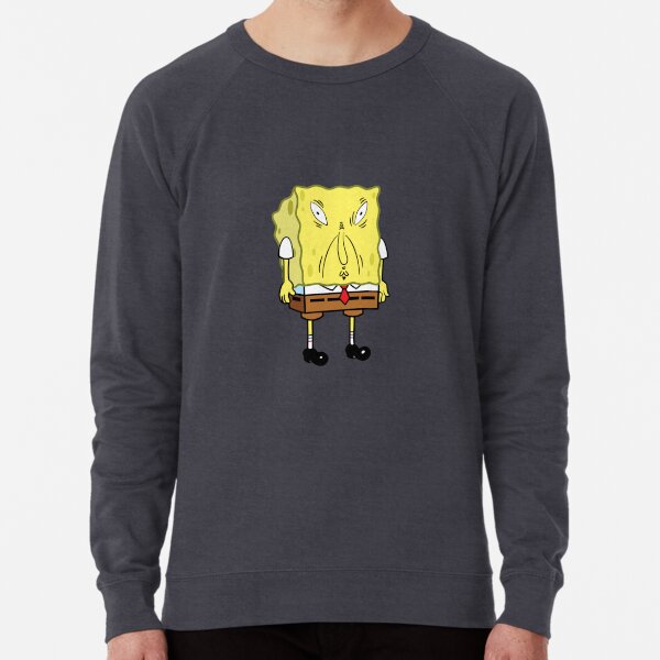 SPONGEBOB MEME funny face Pullover Hoodie for Sale by ARTemSPL