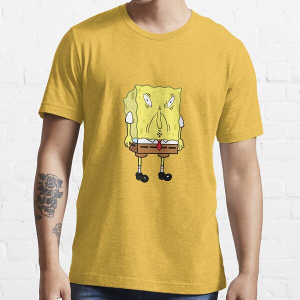 SPONGEBOB MEME funny face Essential T-Shirt for Sale by ARTemSPL