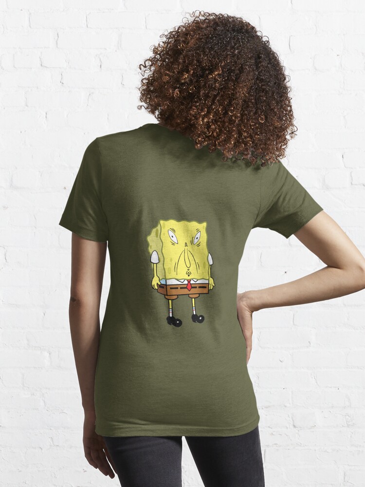SPONGEBOB MEME funny face Essential T-Shirt for Sale by ARTemSPL