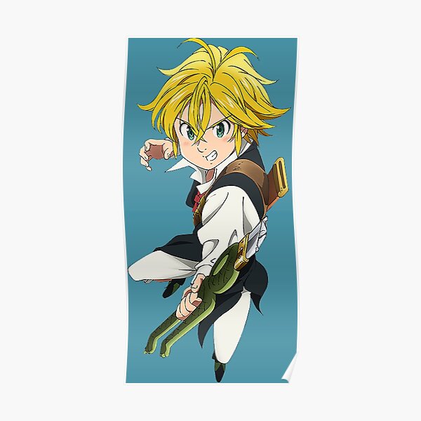 Meliodas Vs Escanor Posters Redbubble - meliodas demon mark roblox