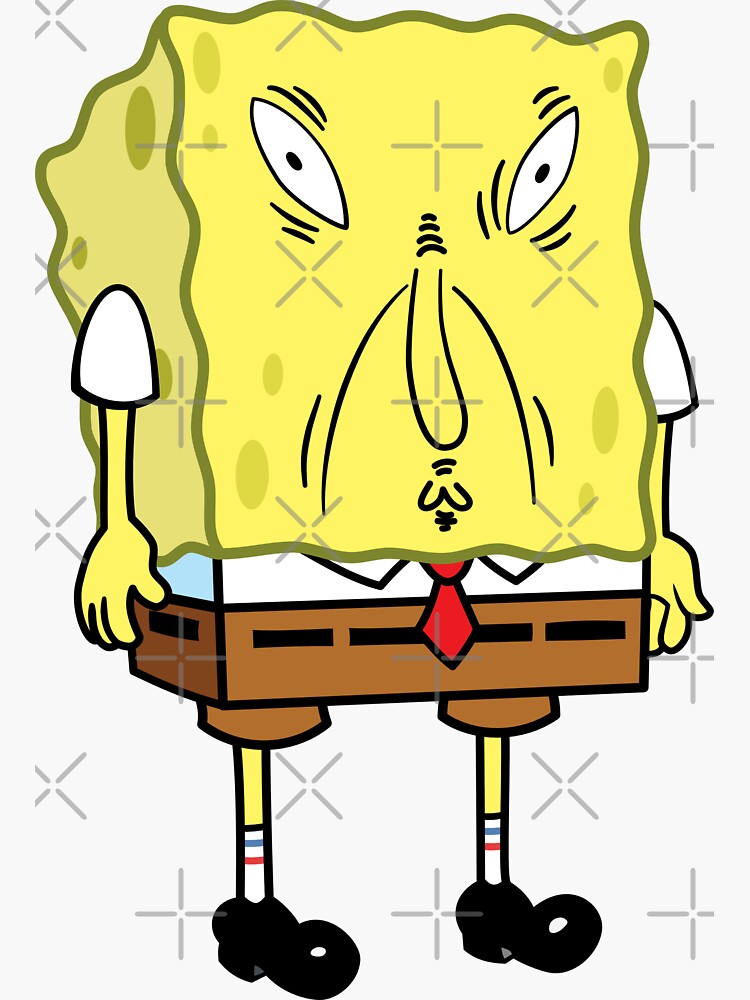 Spongebob Meme Face | Sticker