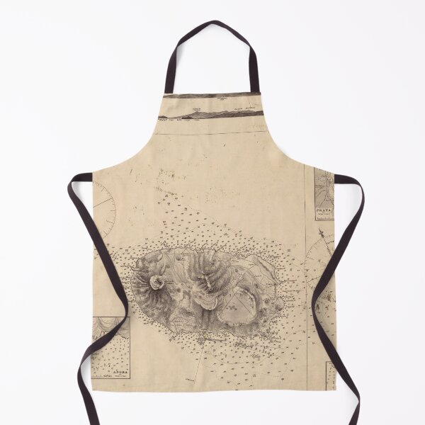 Item preview, Vintage Terceira & Graciosa Islands Map (1849) designed and sold by BravuraMedia.