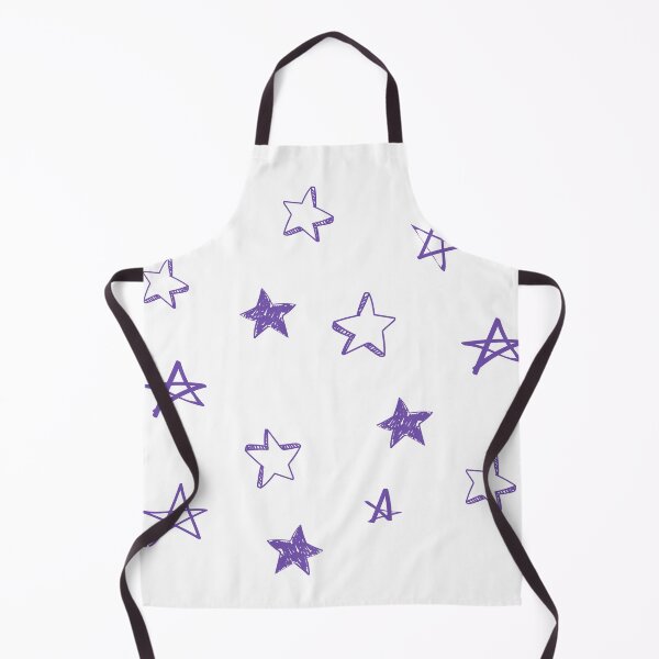 Item preview, Small purple star doodle pattern designed and sold by AdelDa19.