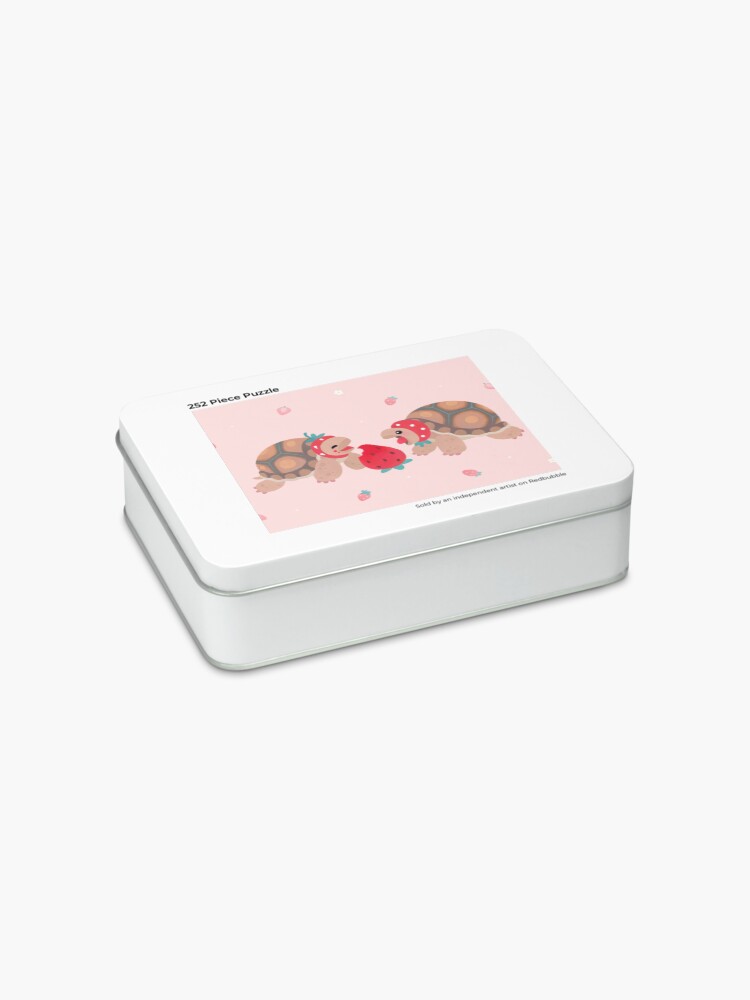 Alternate view of Tortoises love strawberries Jigsaw Puzzle