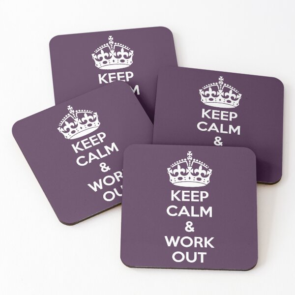 Item preview, Keep Calm & Work Out designed and sold by Arthur Wendler.