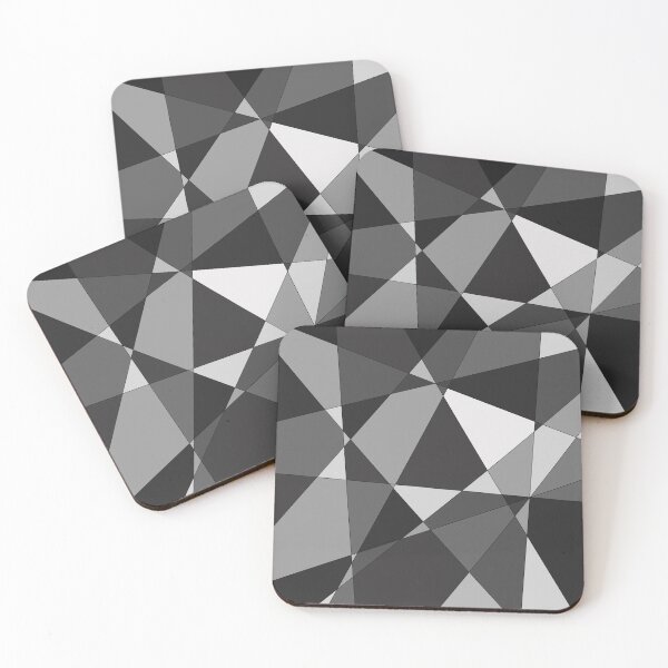 Item preview, geometric grayscale designed and sold by lunassketches.