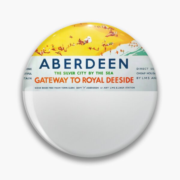 Item preview, Railway Poster Aberdeen designed and sold by stickart-marek.