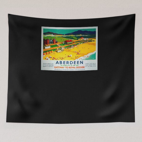 Item preview, Railway Poster Aberdeen designed and sold by stickart-marek.
