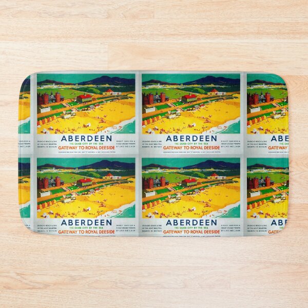 Item preview, Railway Poster Aberdeen designed and sold by stickart-marek.