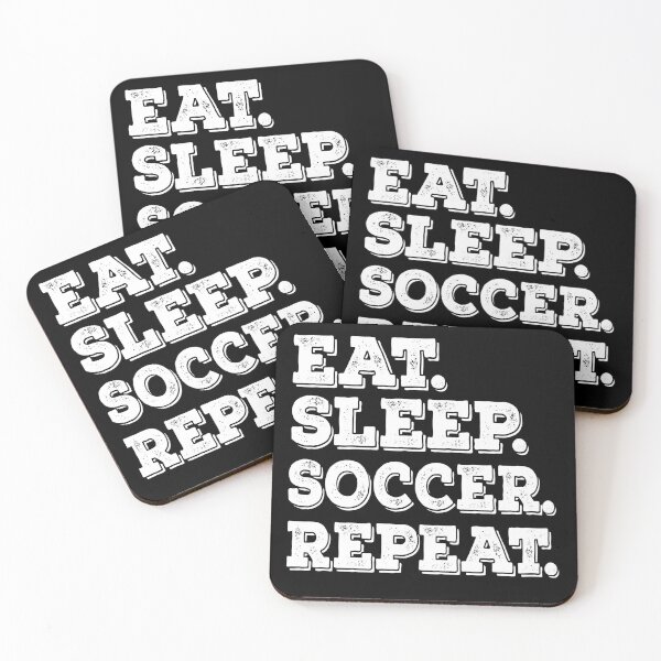Item preview, Eat Sleep Soccer Repeat - Funny Soccer Lover Gift  designed and sold by meedTee.