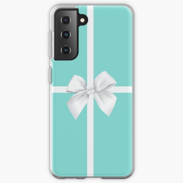 Blue Gift Box White Bow Samsung Galaxy Soft Case