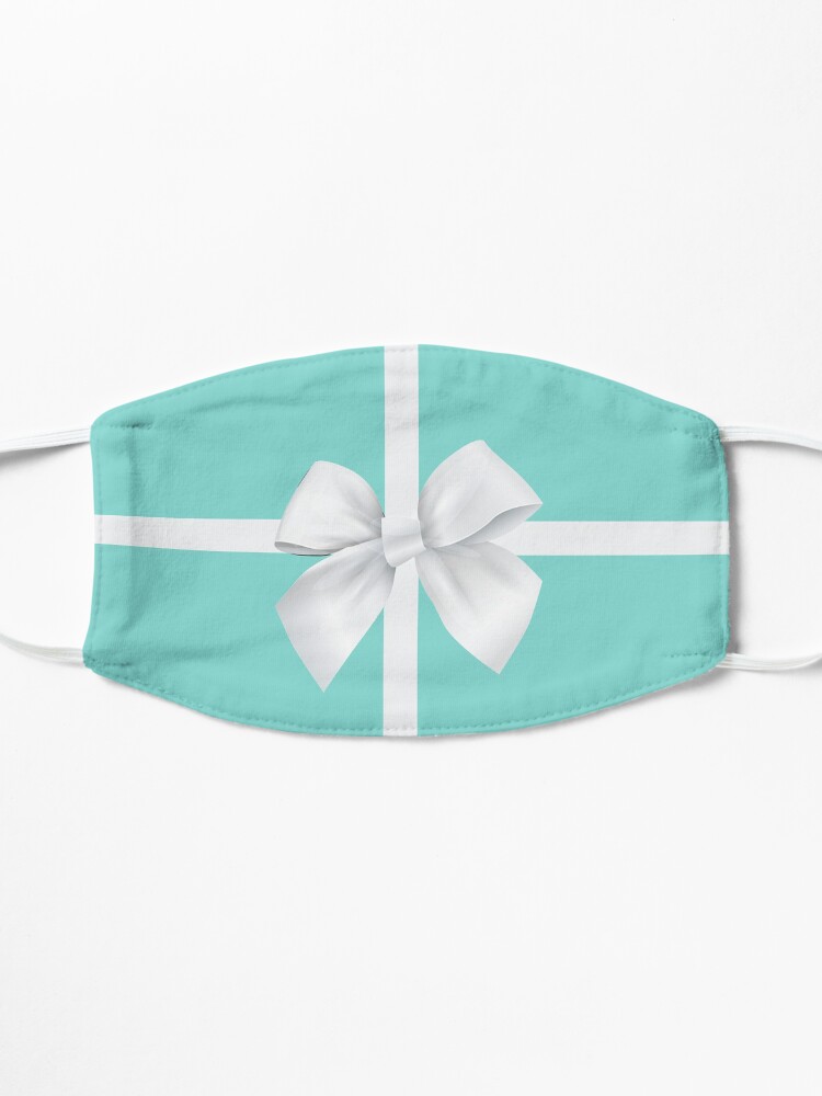 Alternate view of Blue Gift Box White Bow Mask