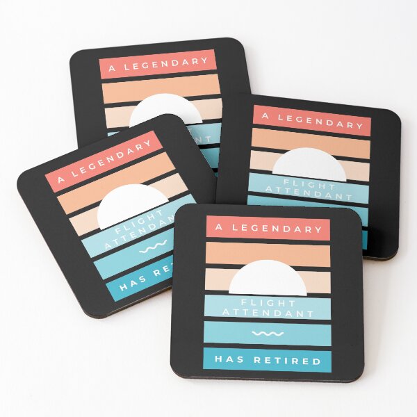 Item preview, Funny Retired Flight Attendant Retirement designed and sold by hasnimed.