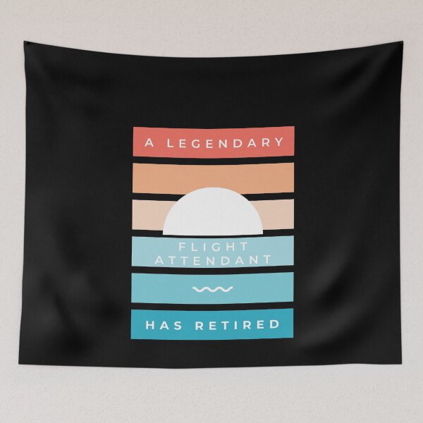 Item preview, Funny Retired Flight Attendant Retirement designed and sold by hasnimed.