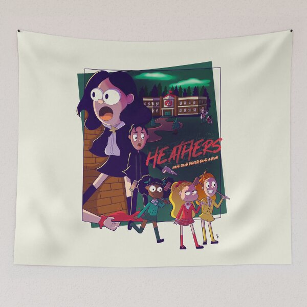 Item preview, If Heathers was a cartoon designed and sold by munchkinboutiq.