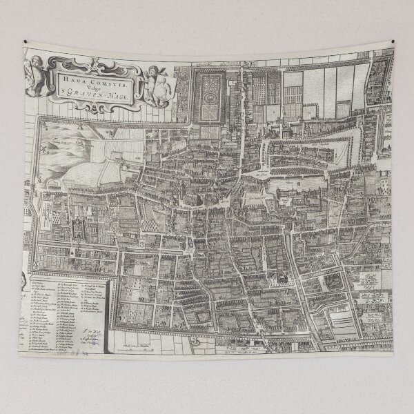 Item preview, The Hague Netherlands Vintage Map (1840) designed and sold by BravuraMedia.