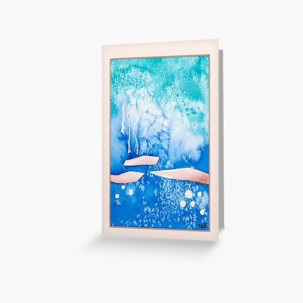 Antigua Blues 1 Greeting Card
