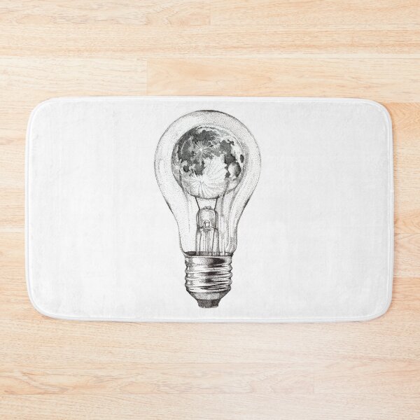 Item preview, Moon light bulb designed and sold by DoughtycreARTiv.