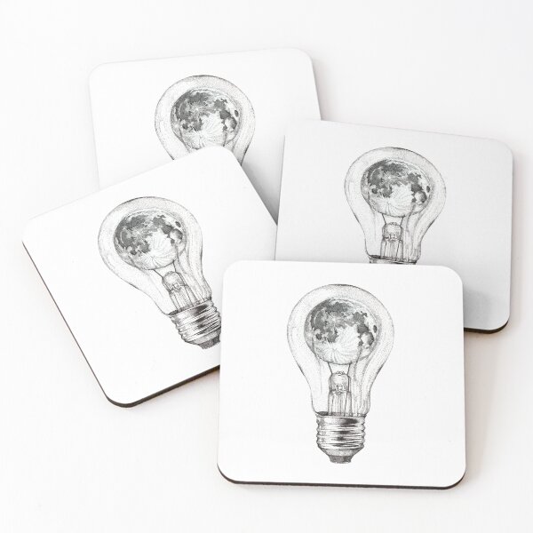 Item preview, Moon light bulb designed and sold by DoughtycreARTiv.