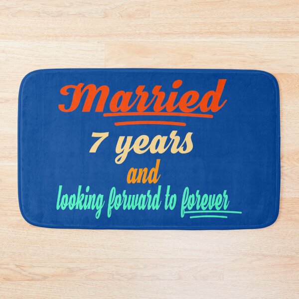 Item preview, 7 year anniversary gift for him :gift about 7 years married:gift about marriage idea:funny gift for who married 7 years designed and sold by khalidelk.